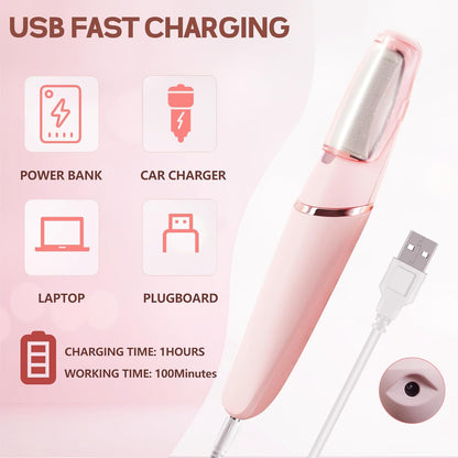 Shoption™ Electronic Cordless Pedicure Callus Dead Skin Remover Polishing Tool