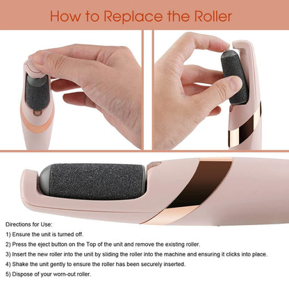 Shoption™ Electronic Cordless Pedicure Callus Dead Skin Remover Polishing Tool