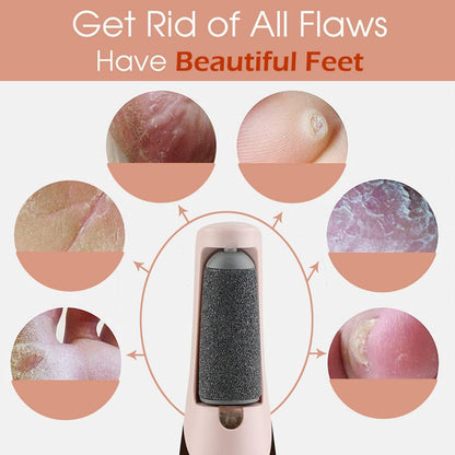 Shoption™ Electronic Cordless Pedicure Callus Dead Skin Remover Polishing Tool